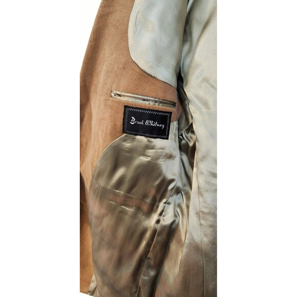 Vintage Brad Whitney 70's Men's Western Corduroy Suede Elbow Patches Jacket 44R - Picture 7 of 10